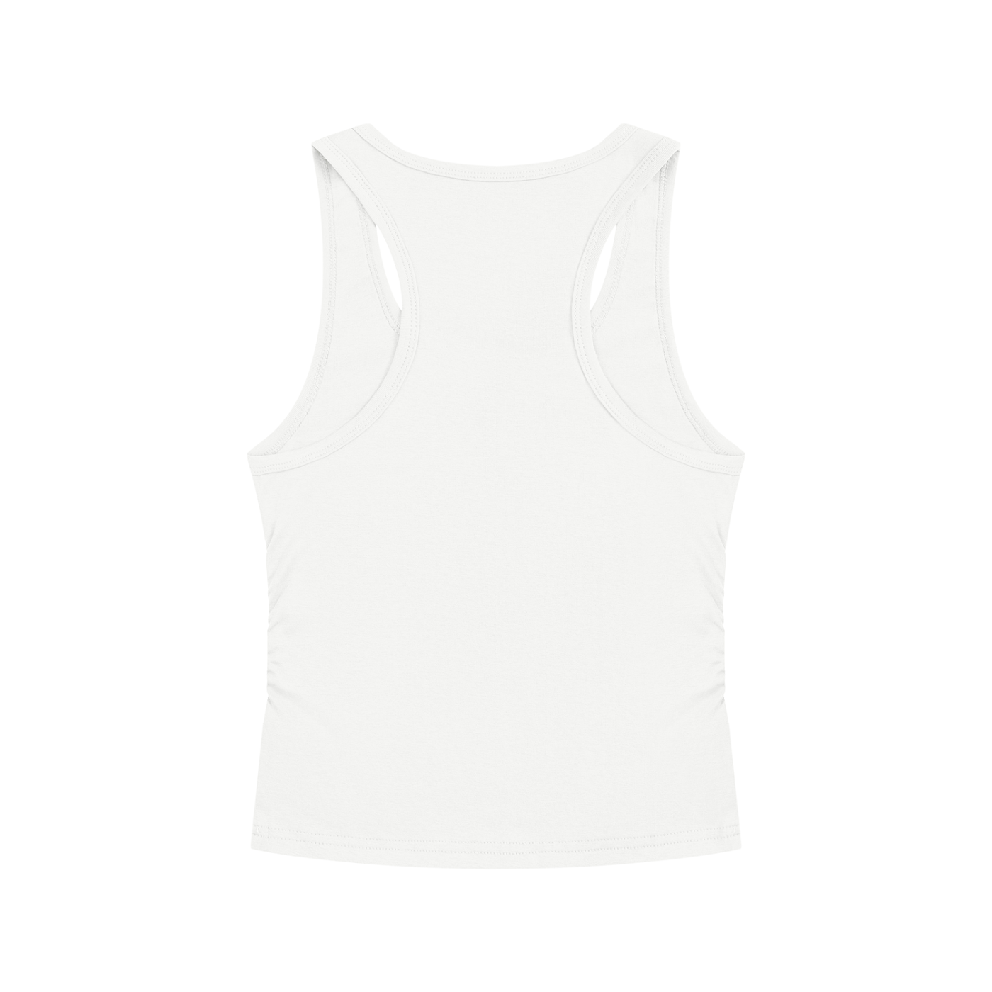 CAN  SOMEONE OFFER ME ONE OF THOSE LONG AND SKINNY CIGARETTES Light Blue - Women’s Ruched Tank Top
