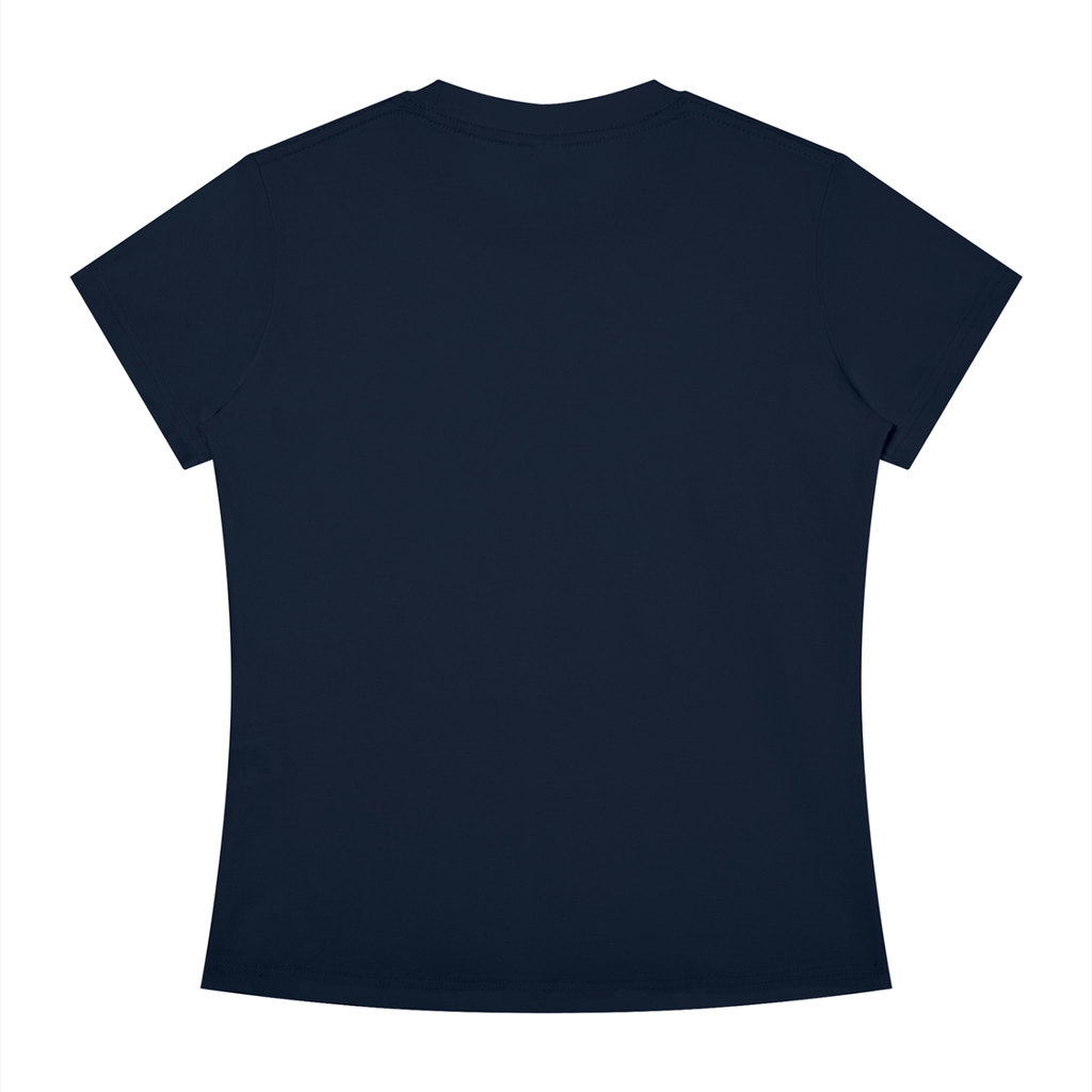 I JUST FUCKING LOVE WALKING AROUND PRINNY PARK WITH A COFFEE IN HAND Red - Women's Slim Fit Crewneck T-Shirt