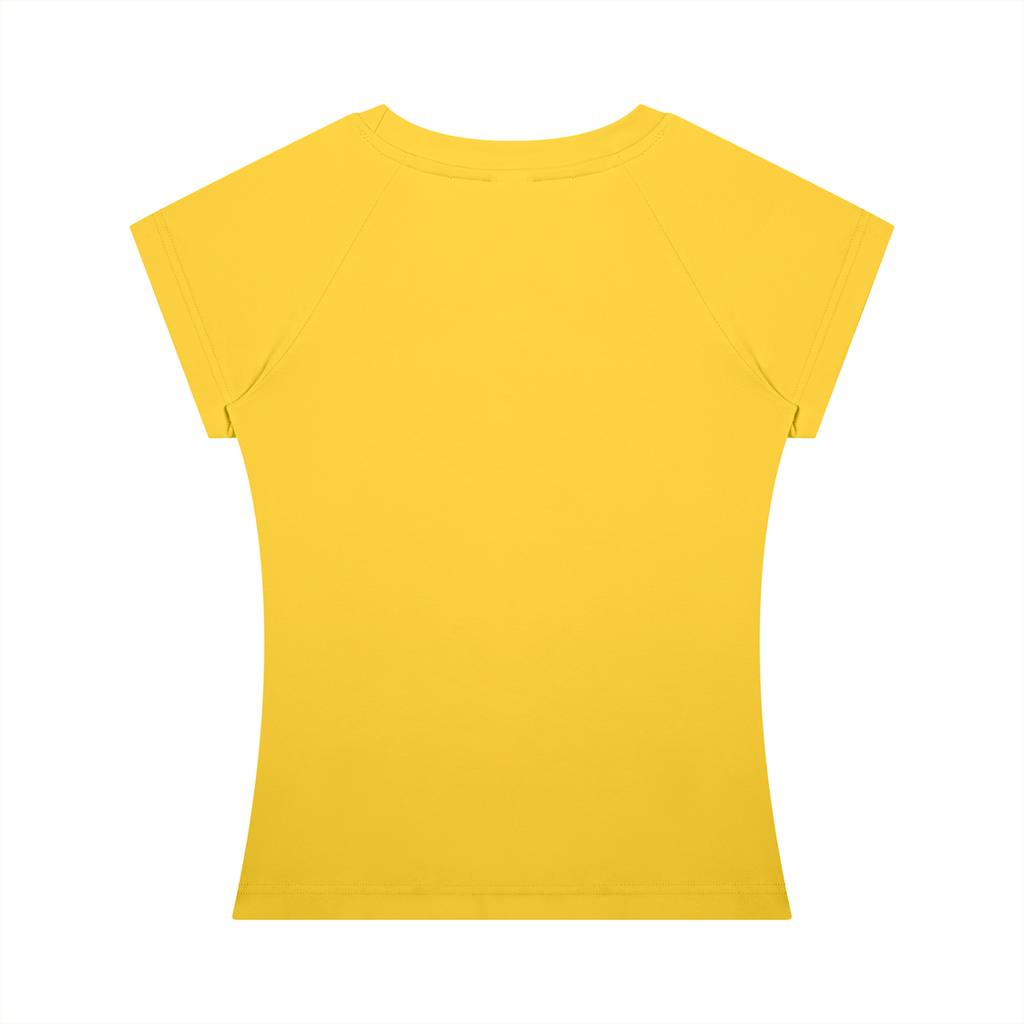 BEST 2 THINGS WINE BARS BARS WITH WINE Yellow - Women’s Slim Raglan T-Shirt