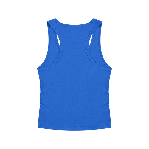 CAN  SOMEONE OFFER ME ONE OF THOSE LONG AND SKINNY CIGARETTES Light Blue - Women’s Ruched Tank Top