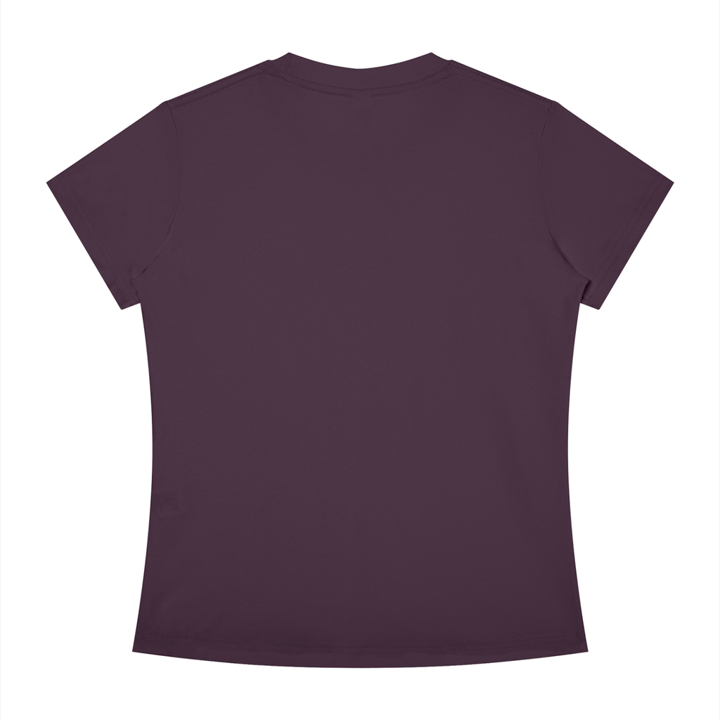 I JUST FUCKING LOVE WALKING AROUND PRINNY PARK WITH A COFFEE IN HAND Red - Women's Slim Fit Crewneck T-Shirt