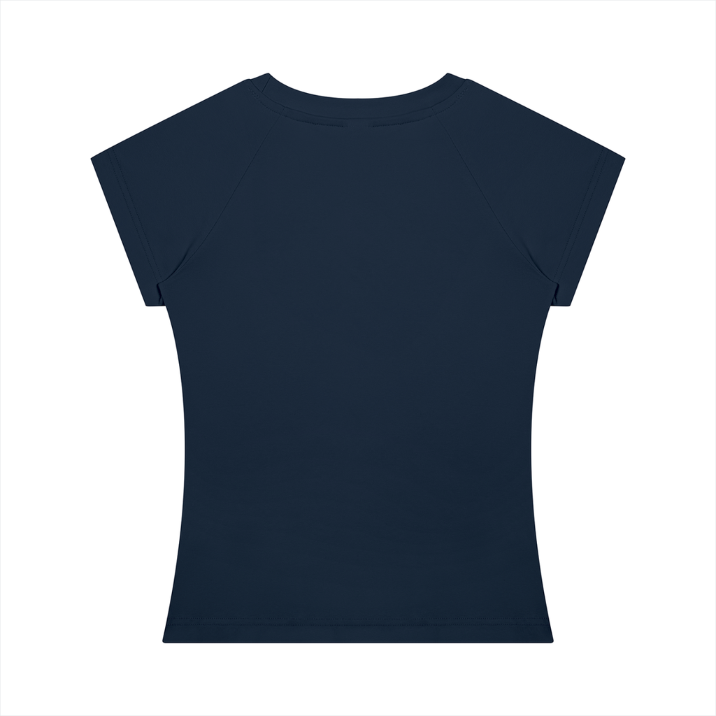 WHATEVER I  POST  ON MY STORY  TONIGHT WILL BE TAKEN  DOWN BY 9AM Blue - Women’s Slim Raglan T-Shirt