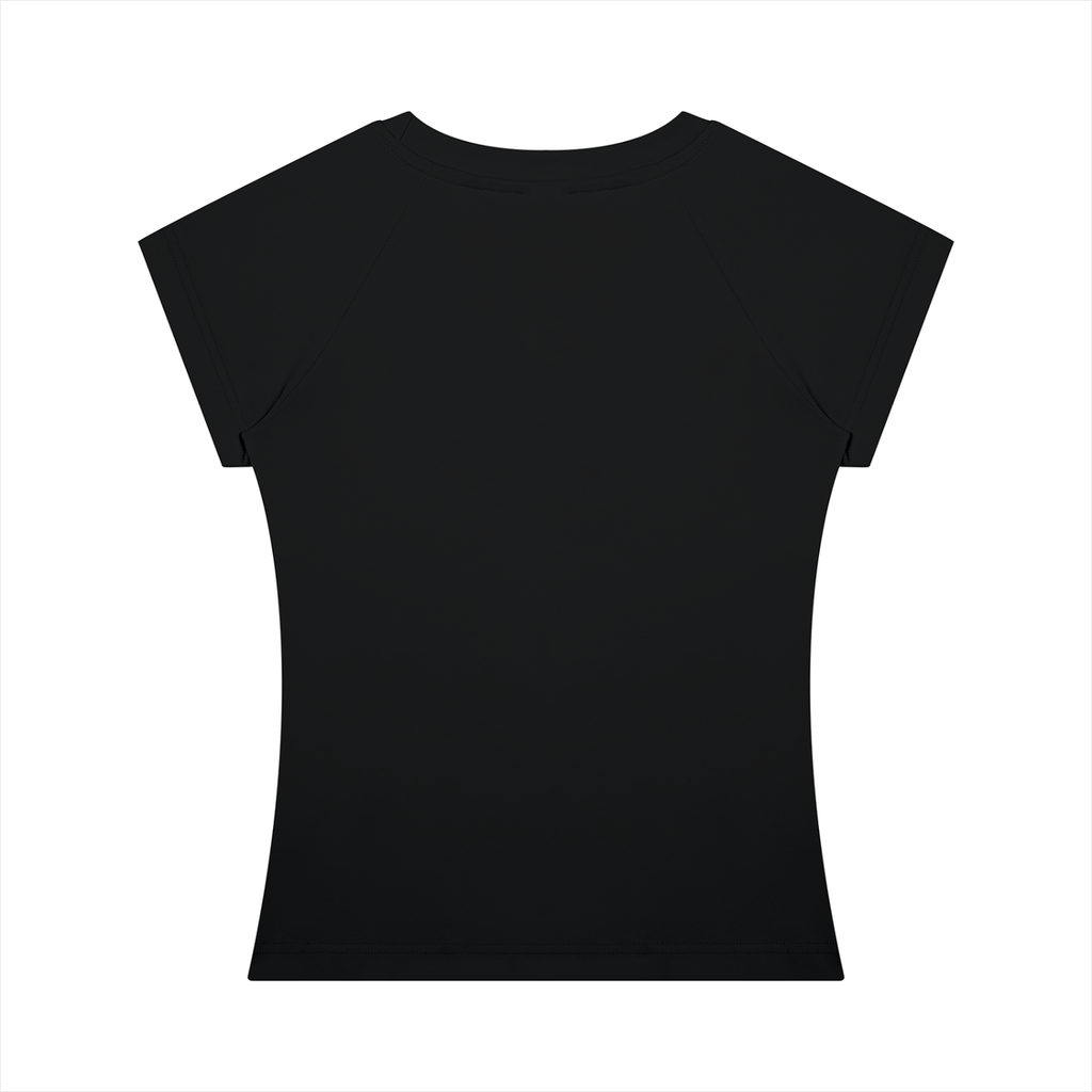WHAT HAPPENS IF I KEEP BLEACHING MY HAIR FOR THE NEXT 50 YEARS Green - Women’s Slim Raglan T-Shirt