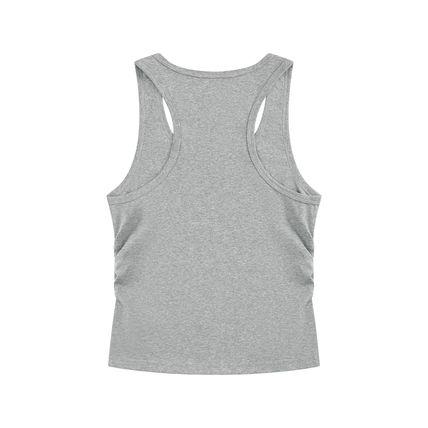 SOMEONE IN HERE LIES ABOUT THEIR HEIGHT ON DATING APPS Light Blue - Women’s Ruched Tank Top